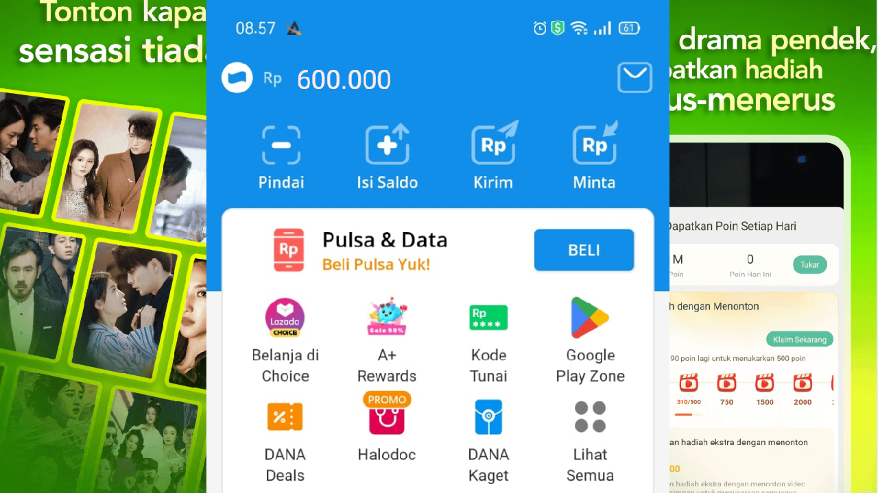Cuma Nonton Video Bisa Dapat Cuan Rp 100.000 ke Akun DANA , Tonton Videony disini Yuk!