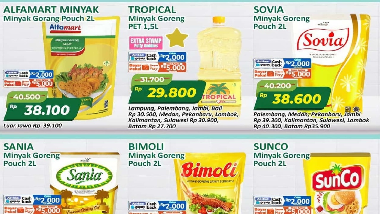 Promo Terbaru Alfamart Spesial Ramadhan 22 Februari 2026: Tropical Minyak Goreng 1,5L Cuma Rp29.000
