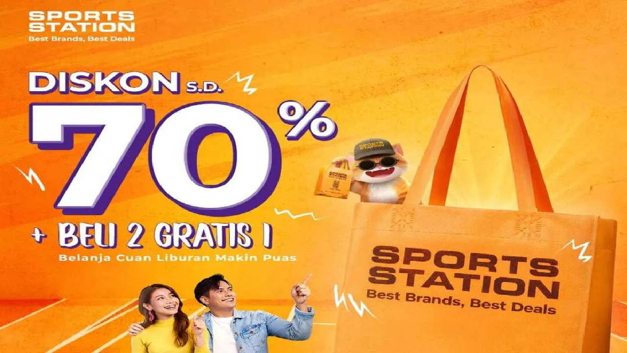 Daftar Promo Sport Station Belanja Murah Akhir Tahun: Buy 2 Get 1 Free!