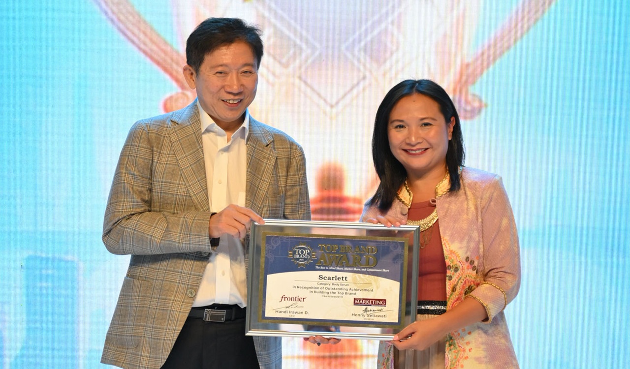 Scarlett Raih Top Brand Award 2025 untuk Kategori Body Serum