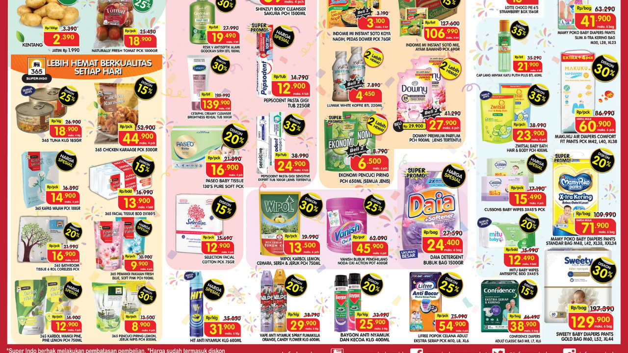 Daftar Katalog Promo Belanja di Superindo, Periode Aktif 8-11 Desember 2025