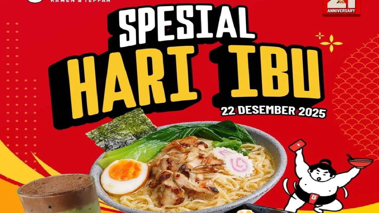 Promo Hari Ibu Gokana 22 Desember 2025: Makan Bertiga Cuam Bayar Rp101.000