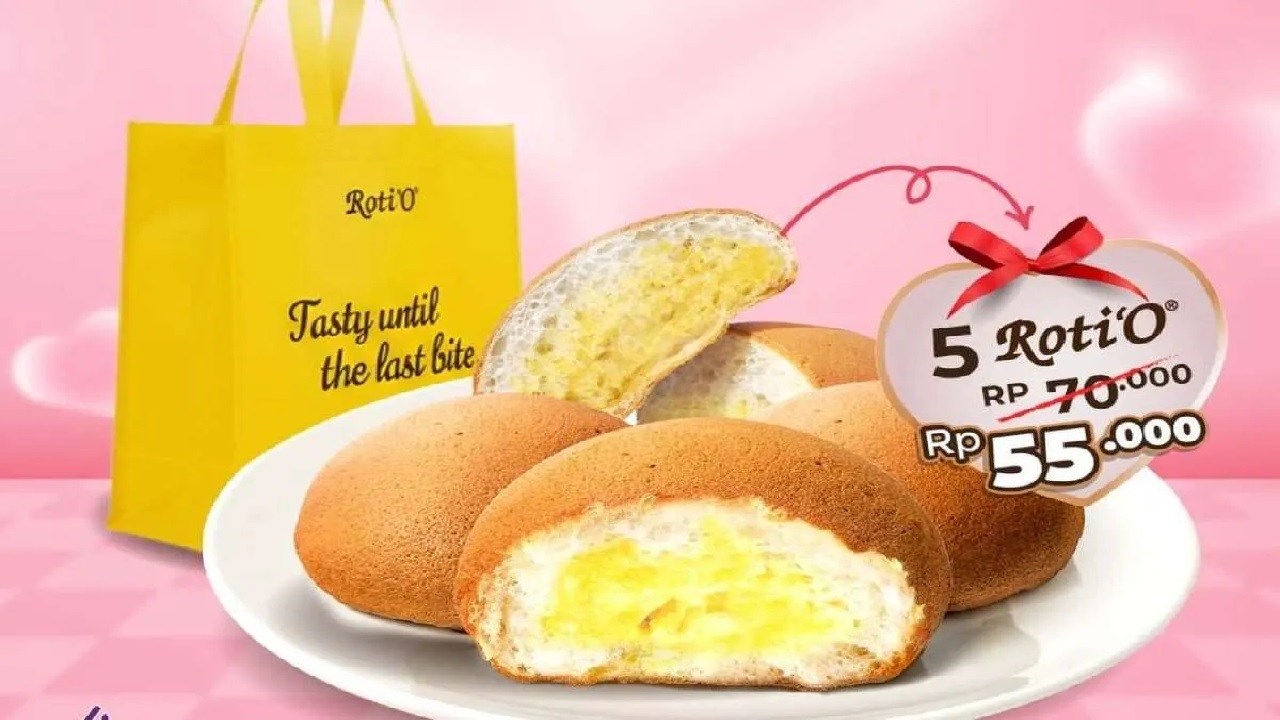 Promo Terbaru Edisi Valentine Roti'O: Ada Diskon Spesial Februari 2026