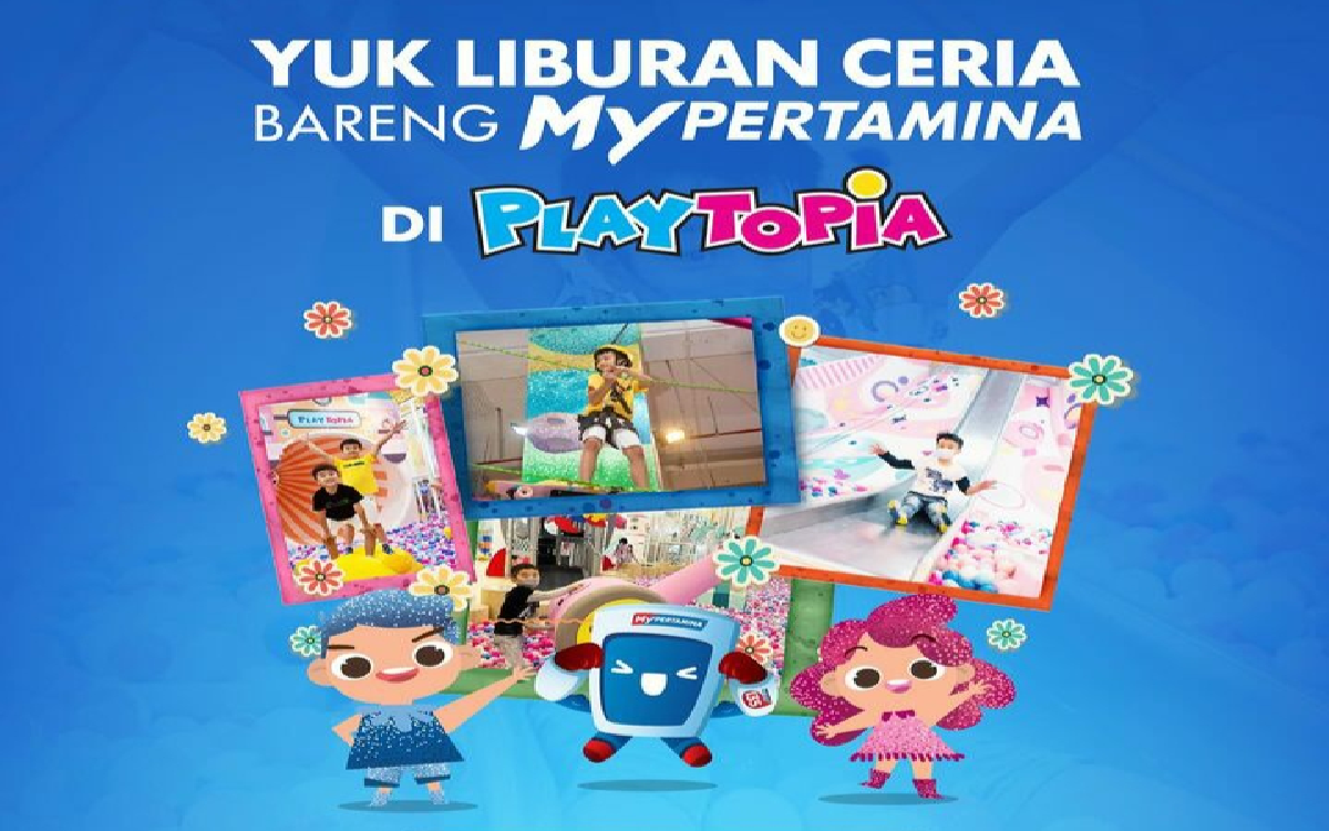 Promo Tiket Gratis Playtopia dan KidZania dari MyPertamina, Main Bareng Keluarga Full Hemat!