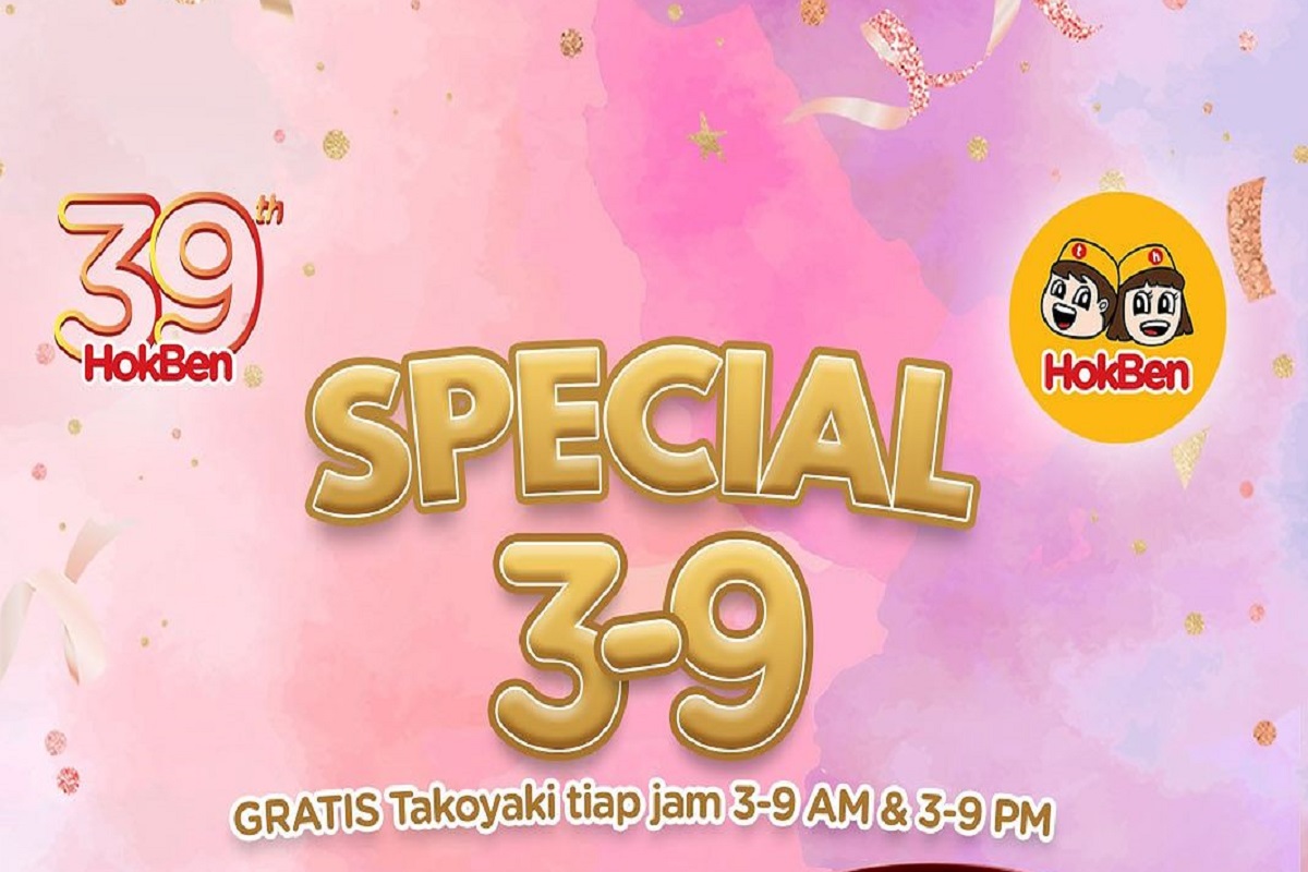 Ada Promo HUT Hokben ke-39 Khusus Pemesanan Online Via GoFood dan GrabFood, Begini Caranya