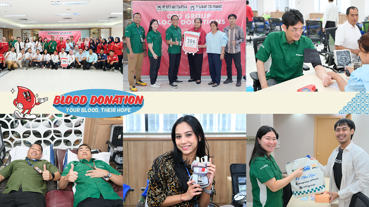 OTO Group Adakan Lagi Aksi Donor Darah Bertajuk 'Your Blood, Their Hope'