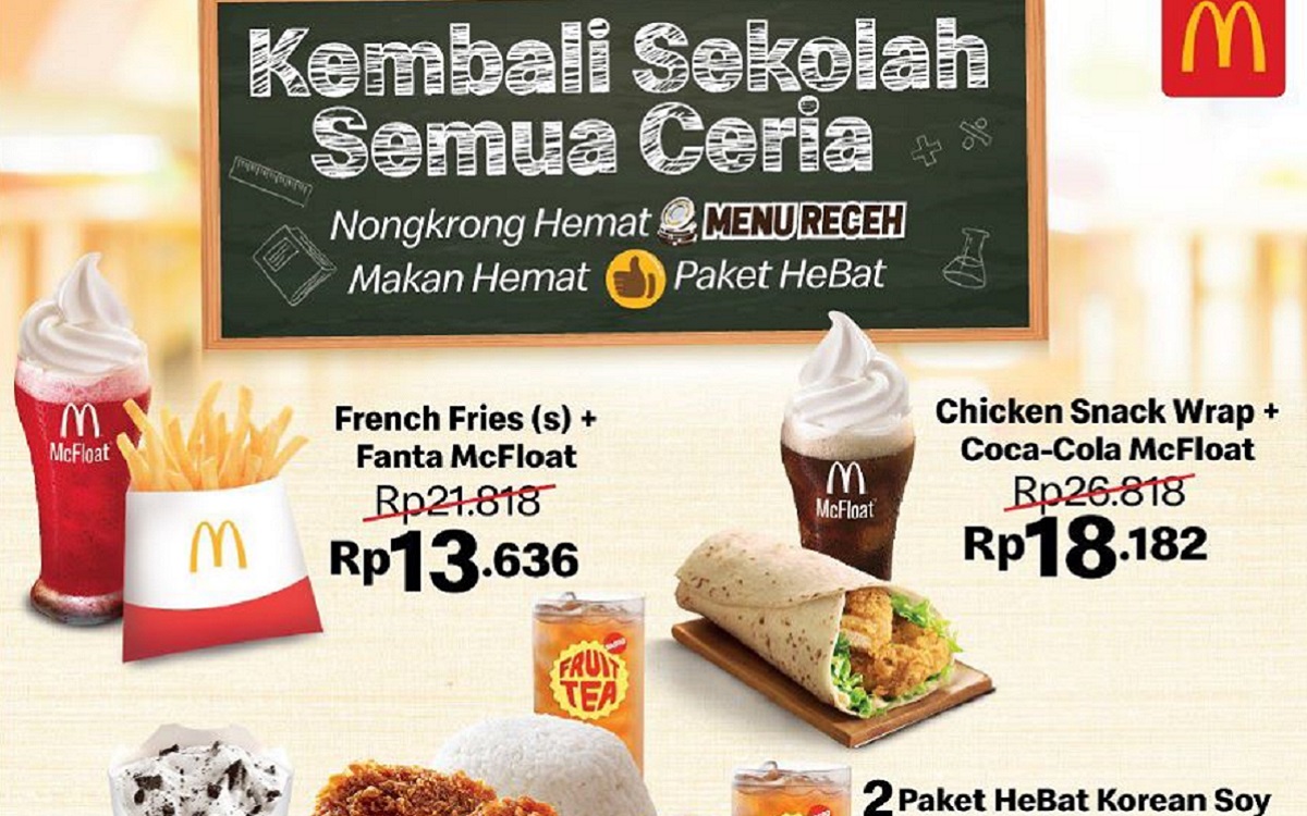 Hemat dan Puas! Nikmati Promo Receh McDonald's Mulai dari 13 Ribuan Saja