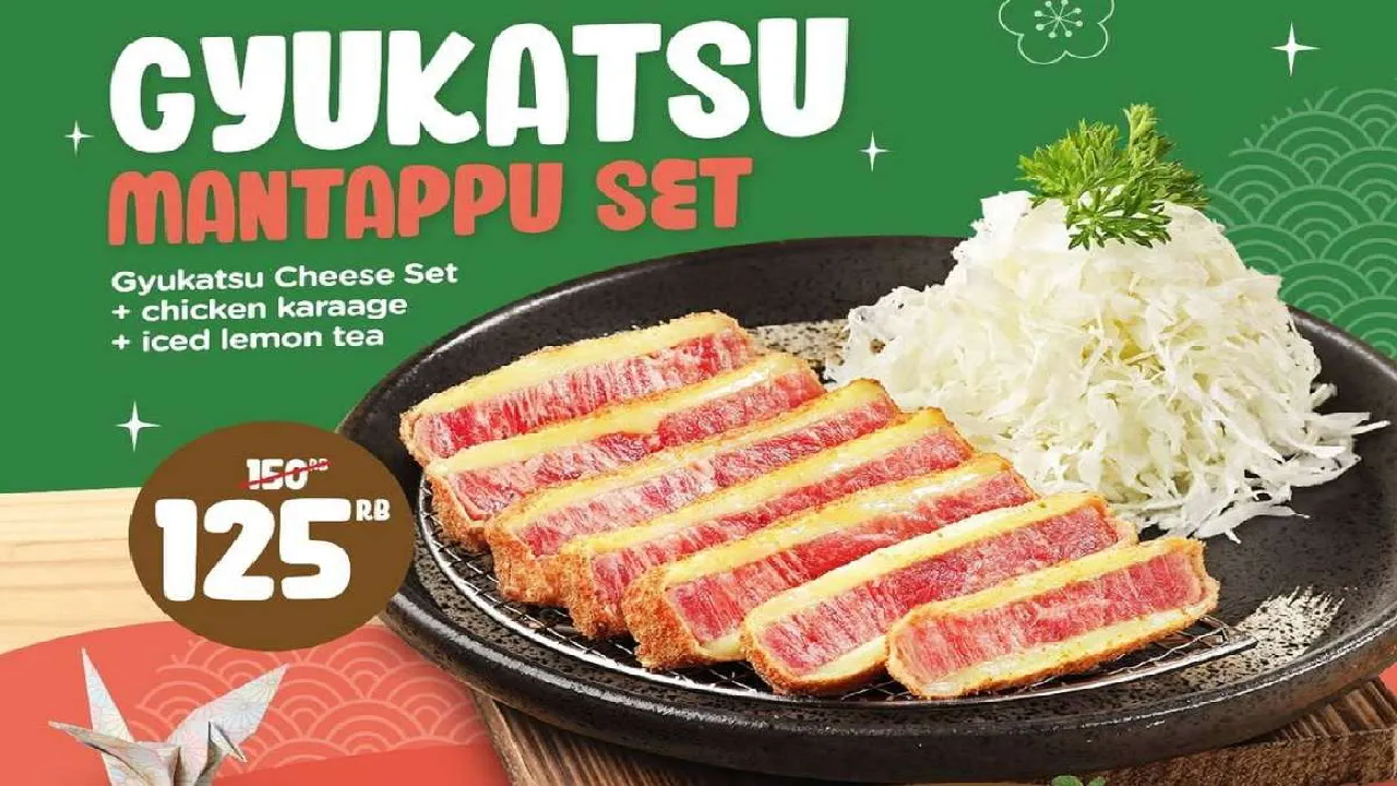 Promo Baru Jajan Kimukatsu Gyukatsu: Beli Set Komplit Harga Spesial