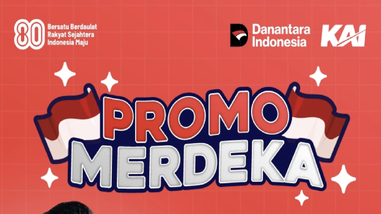 KAI Adakan Promo Spesial Hari Kemerdekaan: Diskon Tiket Kereta 20 Persen!