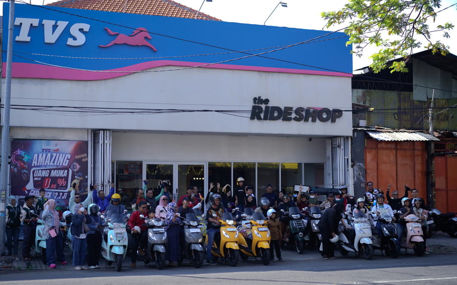 'Ride in Vibe with TVS Callisto' Sambangi Berbagai Kota di Indonesia