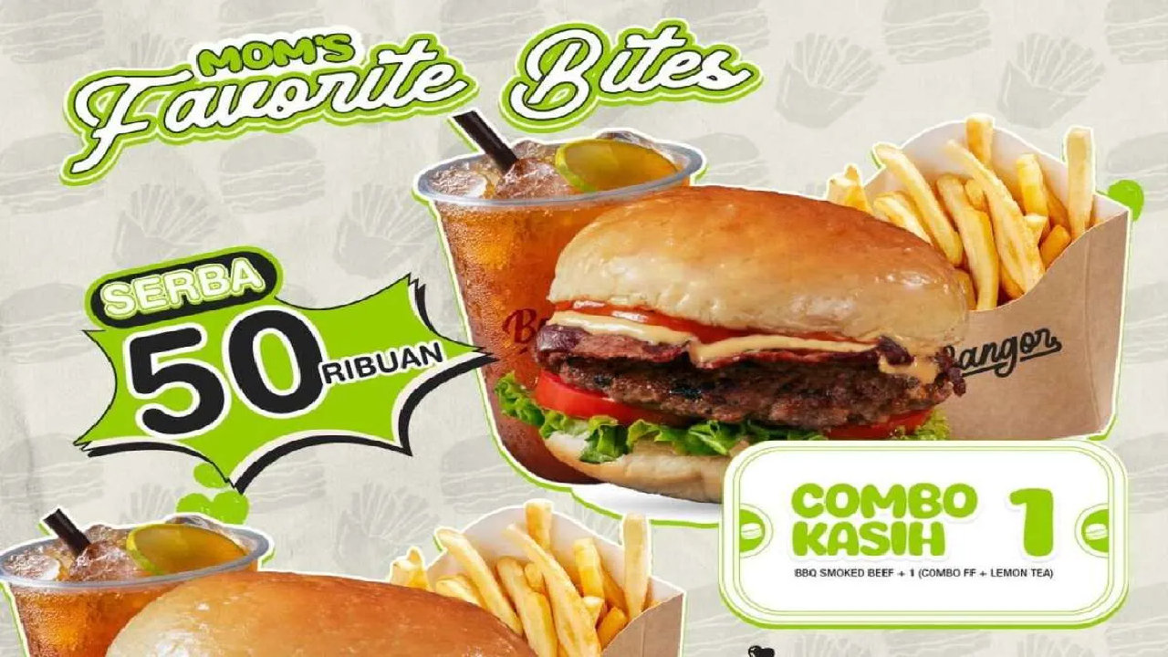 Promo Terbaru Burger Bangor 21-23 Desember 2025 : Paket Burger Komplit Serba Rp 50.000