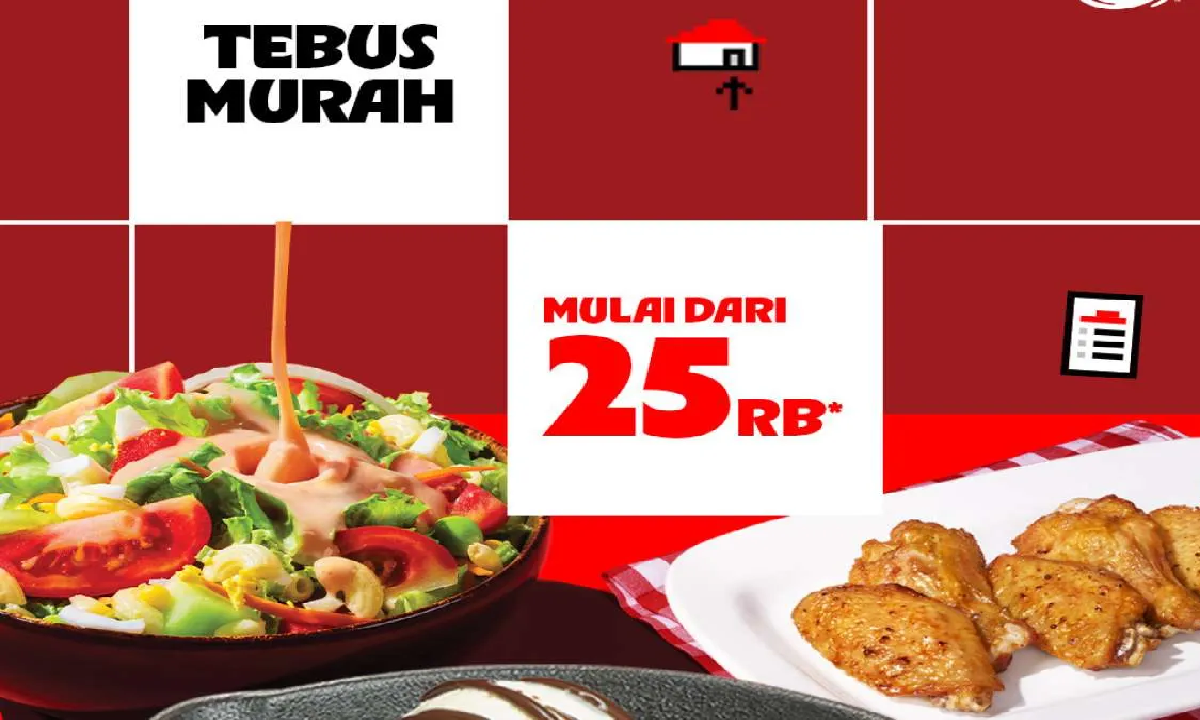 Promo Tebus Murah Pizza Hut November 2025: Ragam Menu Favorit Mulai Rp 25.000!