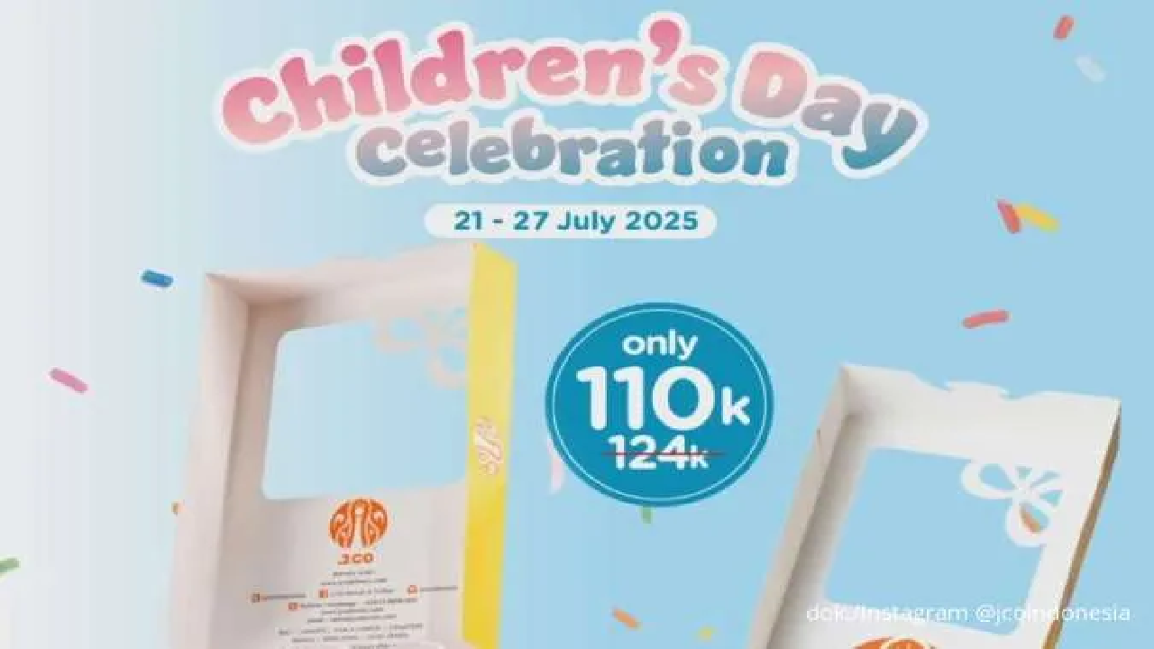 Meriahkan Hari Anak Nasional JCO Adakan Promo Sampai 27 Juli 2025: Ada Paket Bundling!