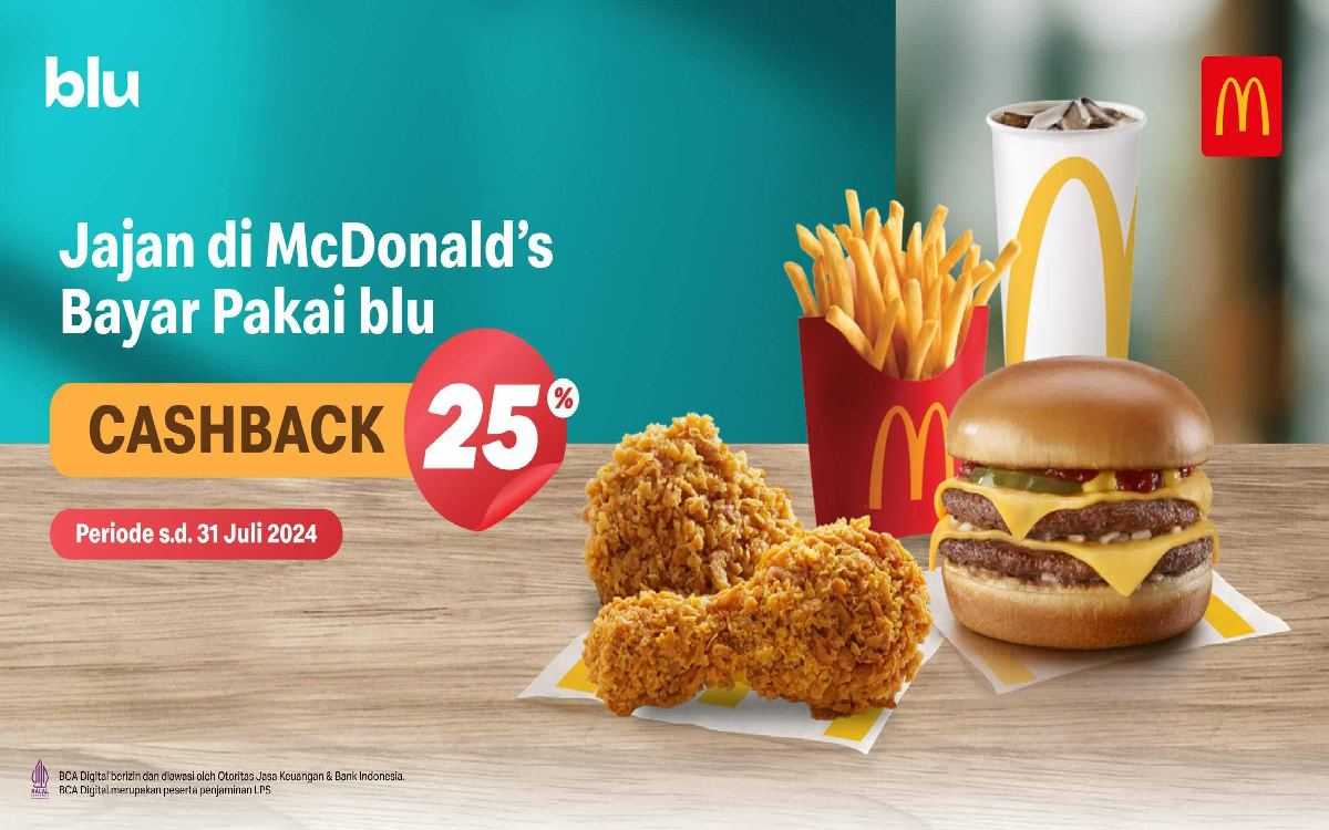 3 Promo Menarik Kolaborasi McD dan Berbagai Bank, Ada Cashback Hingga 25 Persen!