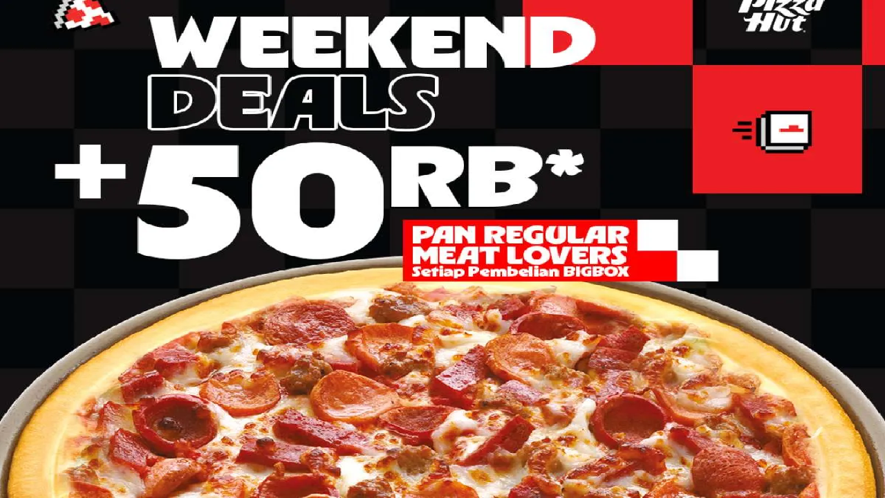 Promo Spesial Weekend Deals Tanggal Gajian PIzza HUT: Paket Pizza Favorit Diskon Spesial!