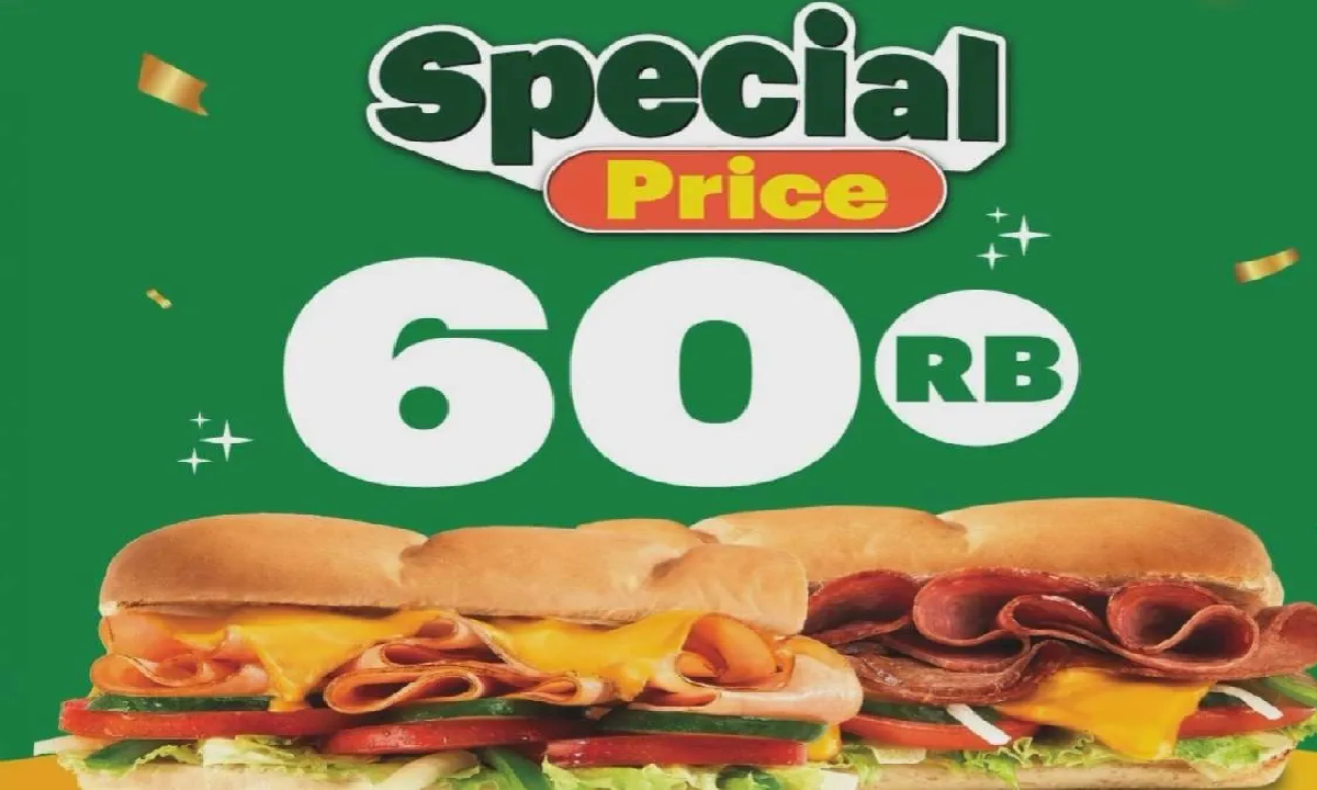 Sisa Hari Ini! Ambil Promo Subway Anniversary: 2 Sandwich Favorit Cuma Rp60.000
