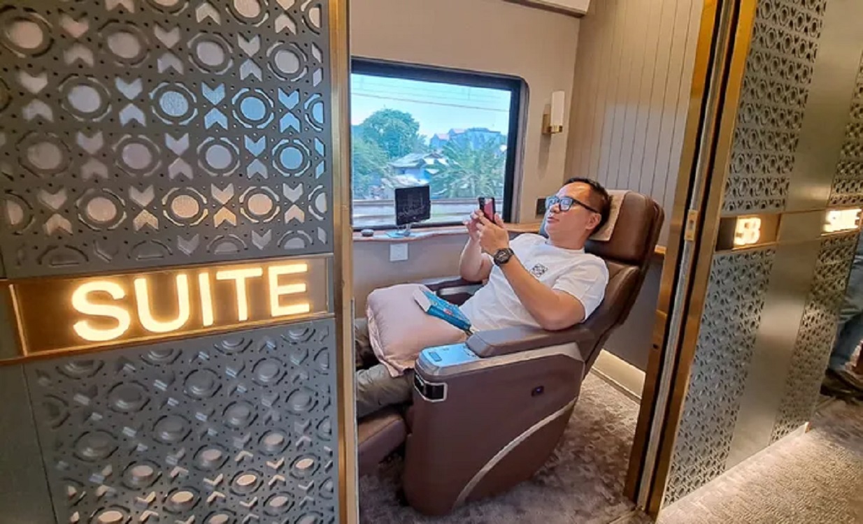 Compartment Suite Class, Kereta 'Firstclass' Jalur Darat yang Berikan Kenyamanan Ekstra Bagi Penumpang