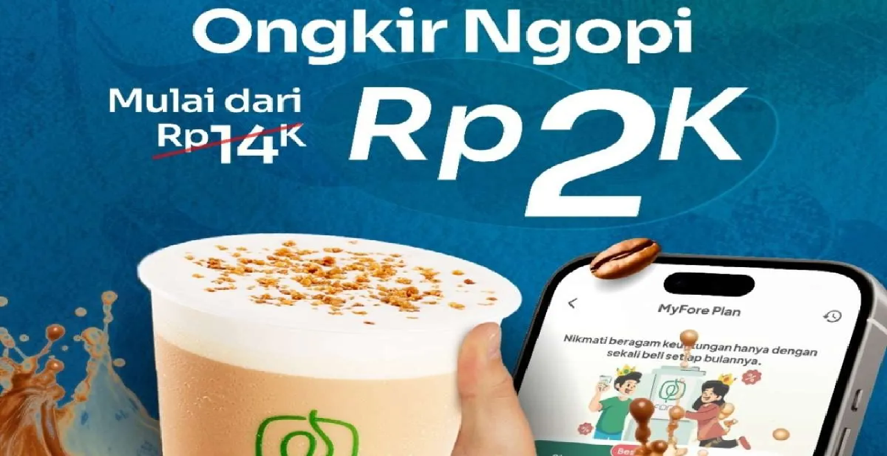 3 Promo Fore Coffe September 2025: Pakai My Fore Plan Ongkir Mulai Rp 2.000
