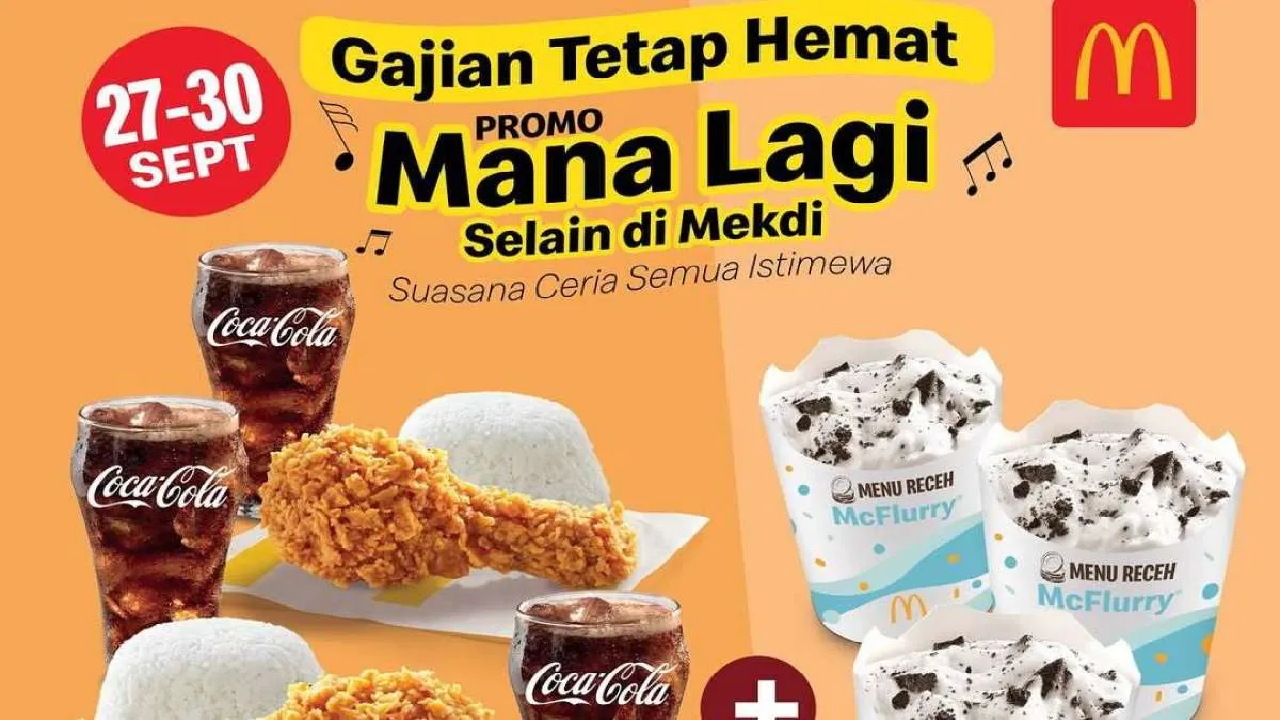 Masih Berlaku Promo Pay Day McD: Makan Bertiga Cuma Rp 59.000an