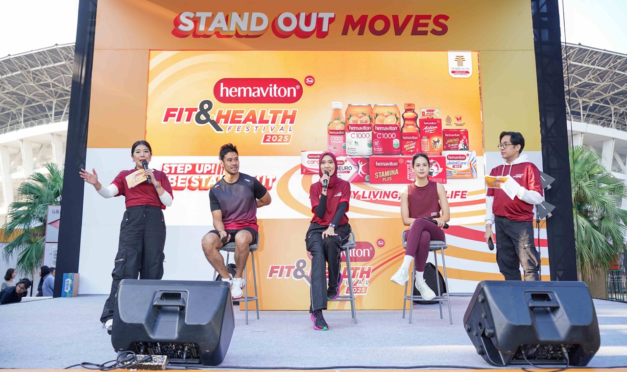 Hemaviton Fit and Health Festival 2025: Ajak Masyarakat 'Step Up! Be Stand Out!' di Plaza Utara GBK