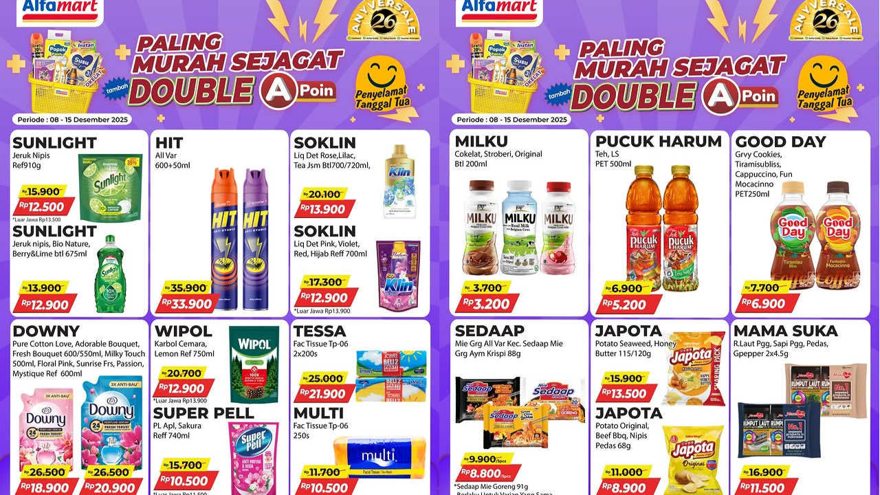 Promo Alfamart 15-21 Desember 2025: Kebutuhan Dapur Banyak Diskon