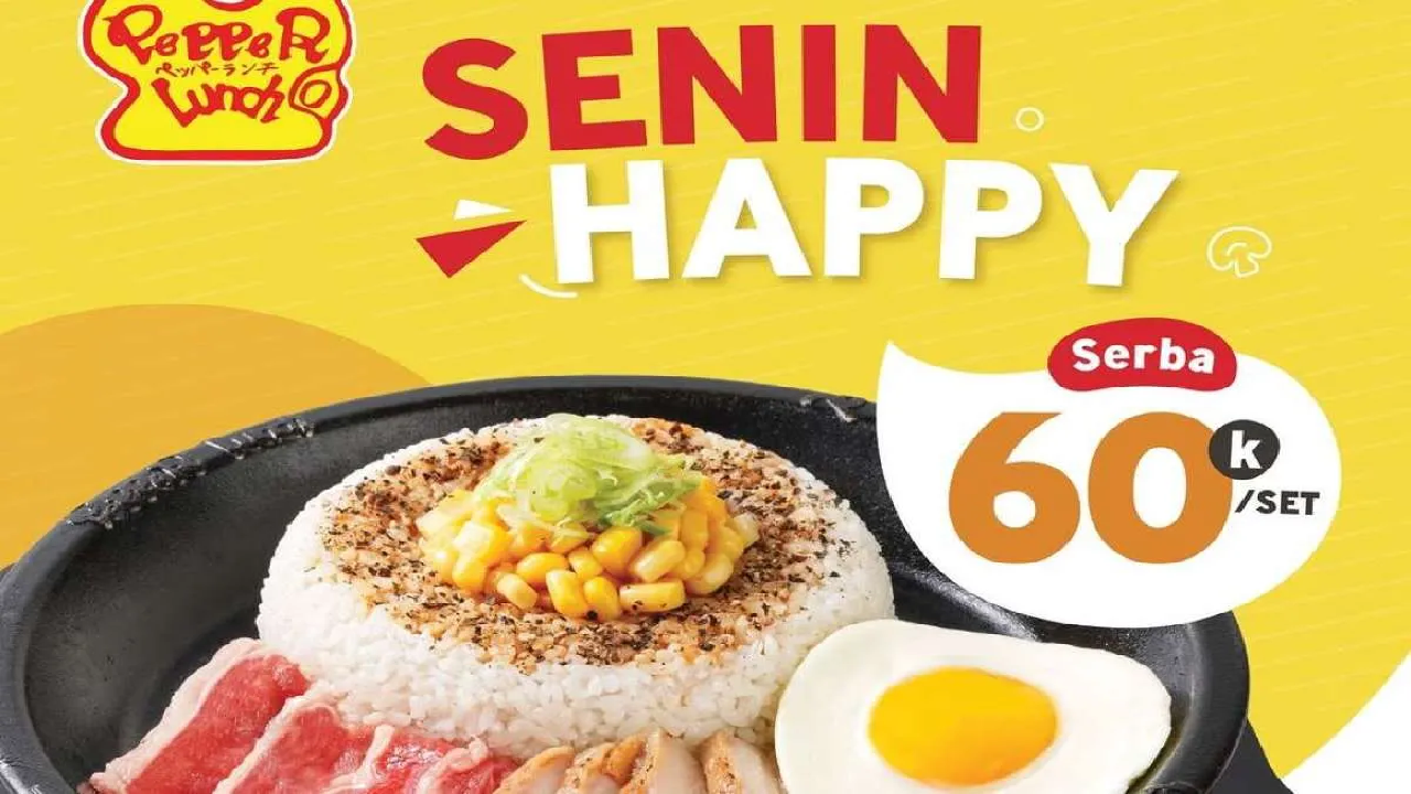 Promo Terbaru Pepper Lunch: 3 Pilihan Menu Favorit Serba Rp 60.000 per Set