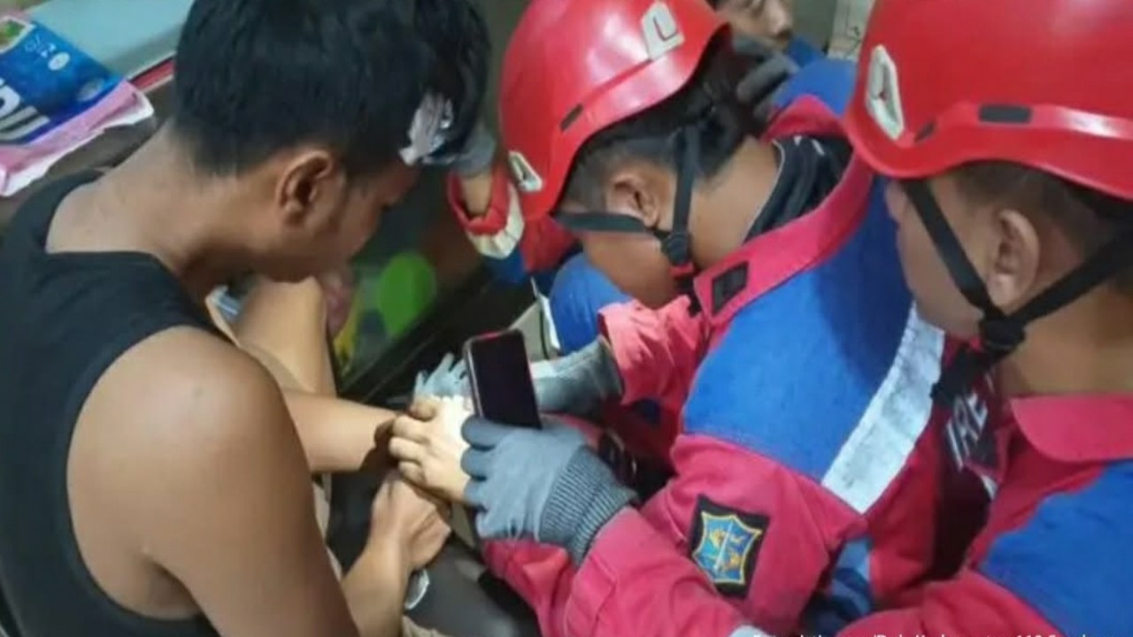 Viral Borgol Tahanan Curanmor Macet, Polisi Minta Tolong Damkar