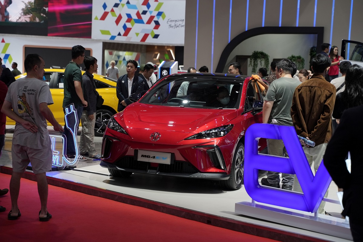 MG 4 EV Rakitan Indonesia Paling Jadi Incaran Konsumen di IIMS 2024