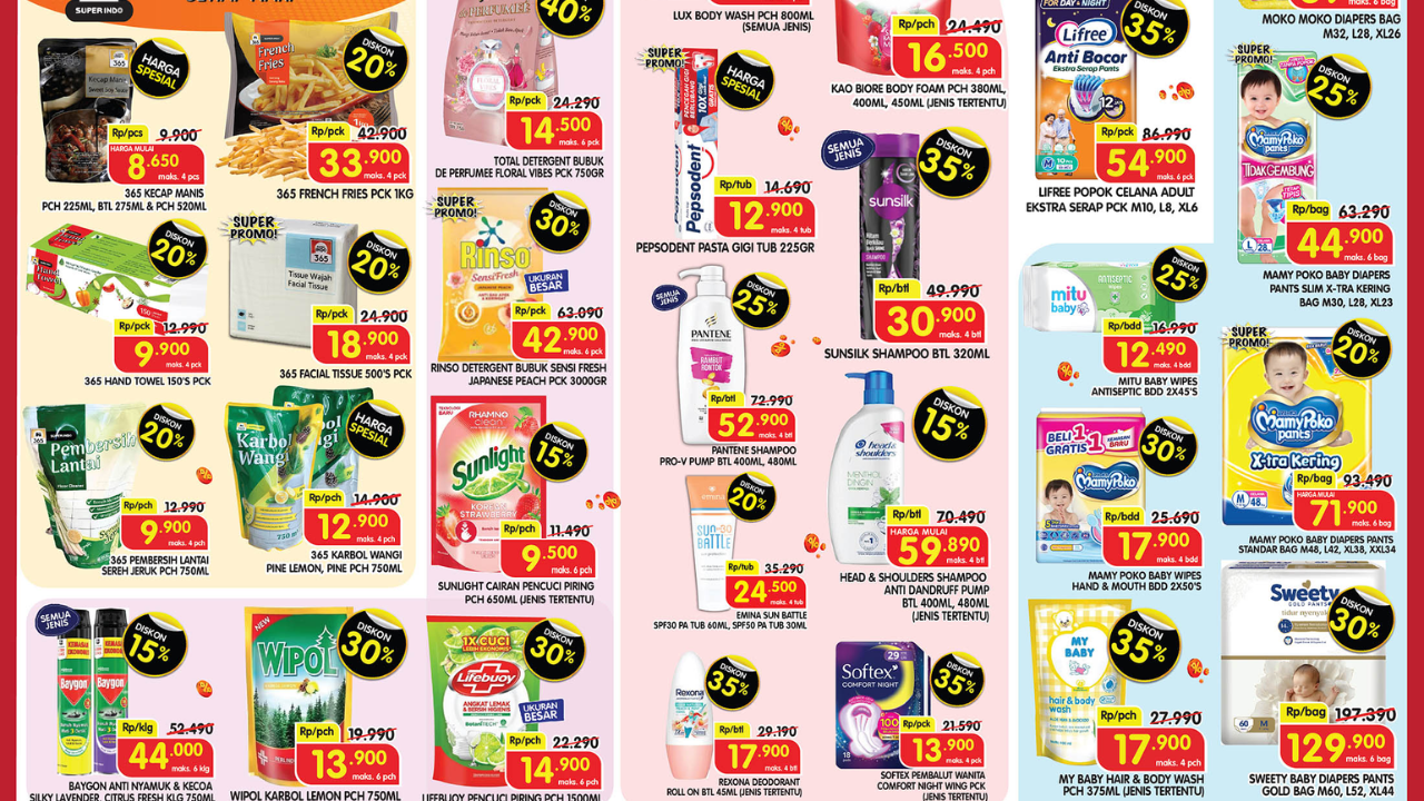 Hari Terakhir! Ambil Sekarang Katalog Diskon Superindo: Minyak Goreng Rp30.000an