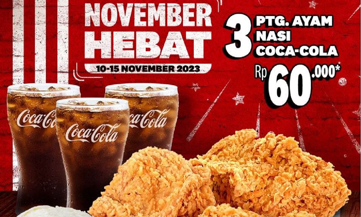 Jangan Lewatkan Promo November Hebat dari KFC, Makan Bertiga Cuma Bayar Rp60.000 Aja!