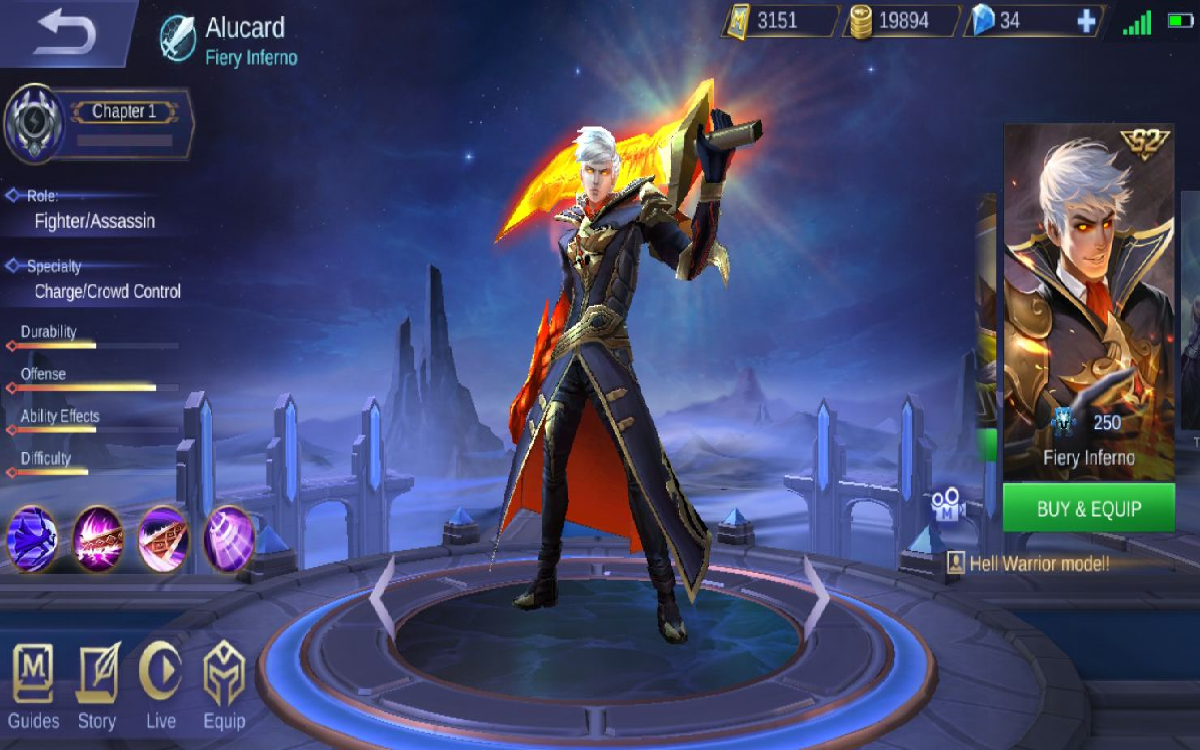 Dapatkan Skin Alucard Fiery Inferno! Klaim Kode Mobile Legends Rabu, 11 September 2024