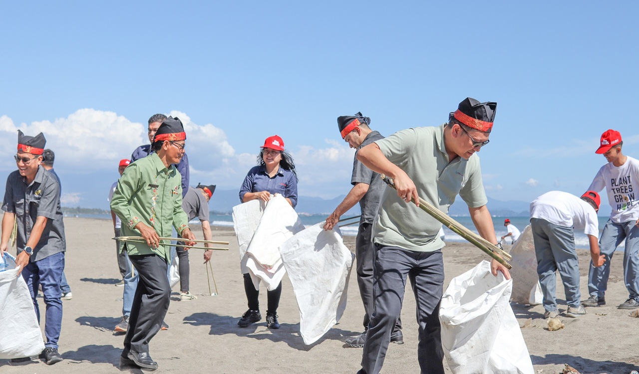 Yayasan AHM Tanam 16.000 Mangrove dan Lepas Tukik di Sumatera Barat