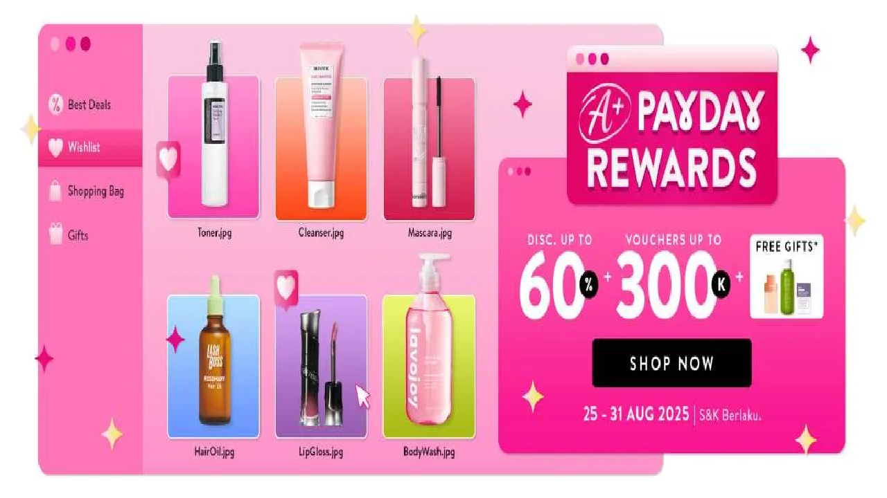 Jadi Incaran Kaum Hawa, Promo Sociolla Payday Rewards 25-31 Agustus 2025: Hair Dryer dan Serum Diskon hingga 60 Persen
