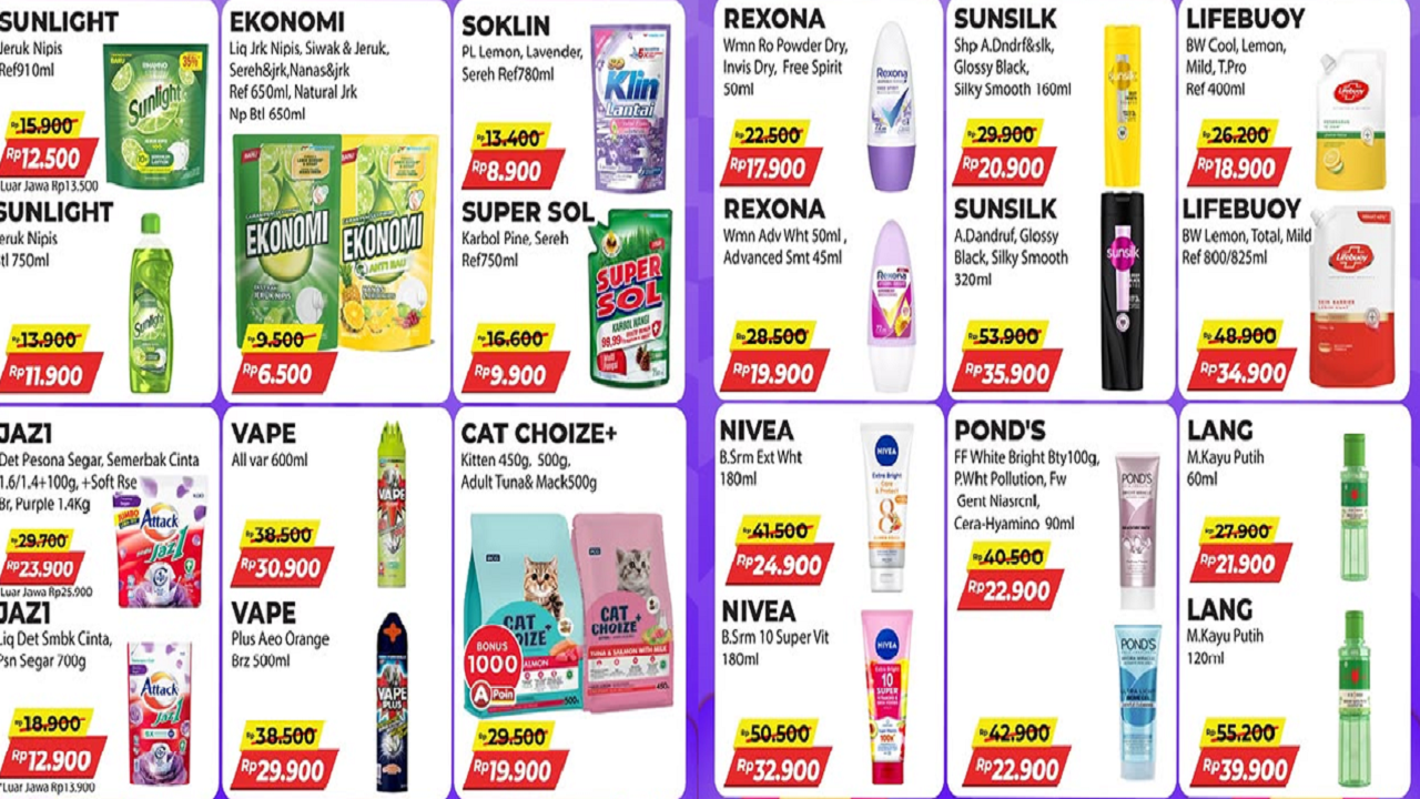Berakhir Hari Ini! Promo Murah Alfamart 19 September 2025: Sunlight Jeruk Nipis Btl 750ml Rp11.900