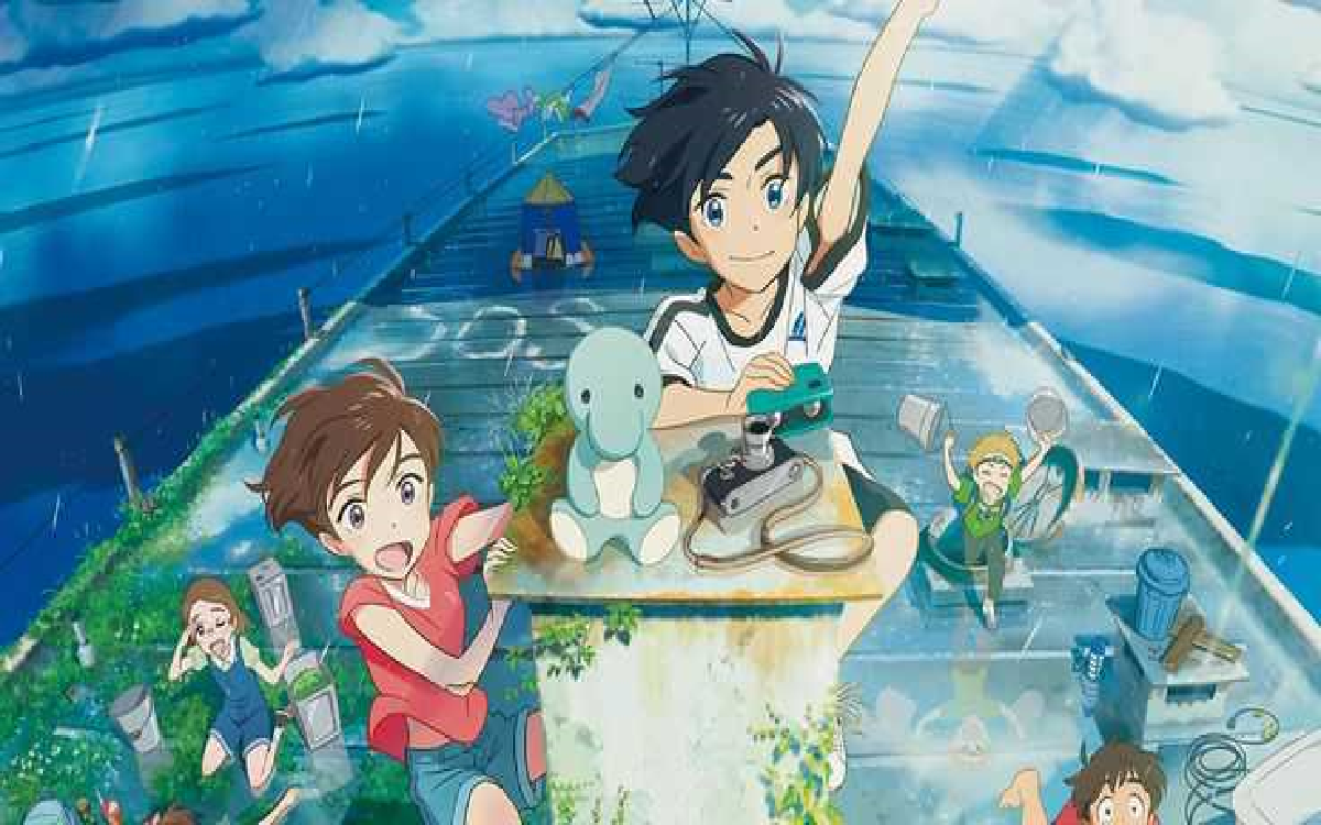 Link Nonton Film Anime Drifting Home, Perjalanan Sekelompok Anak Kecil Terdampar di Tengah Laut