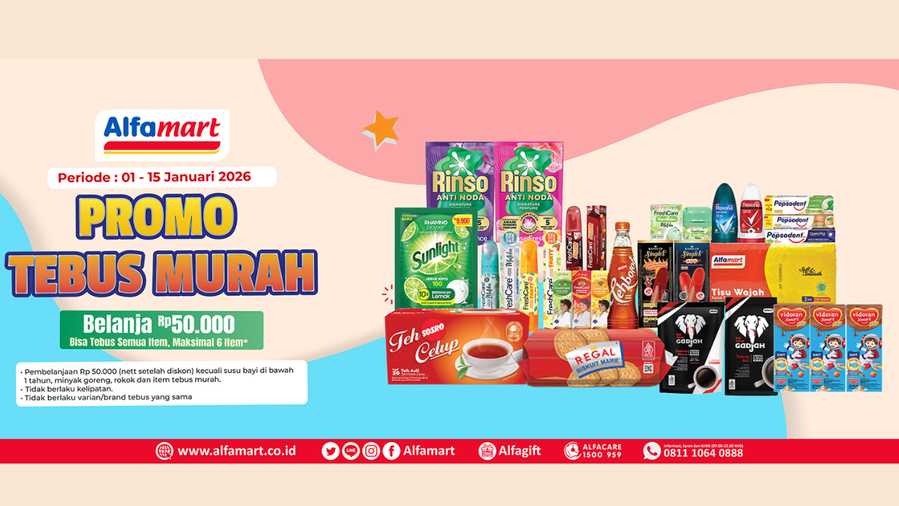 Promo Alfamart Spesial Tahun Baru 2026: ABC Kopi Susu-Kapal Api Mulai Rp12.500