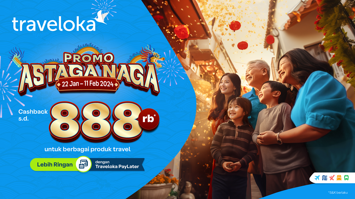 Begini Cara Menikmati Libur Tanggal Merah Februari 2024 Bareng Traveloka, Luangkan Waktumu Yuk