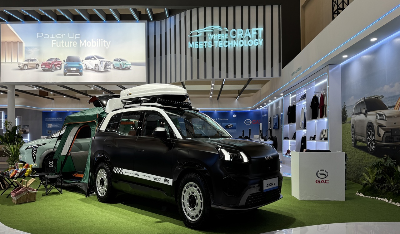 AION V Modifikasi Tampil Gagah di GIIAS 2025, Bukti Mobil Listrik Siap Berpetualang