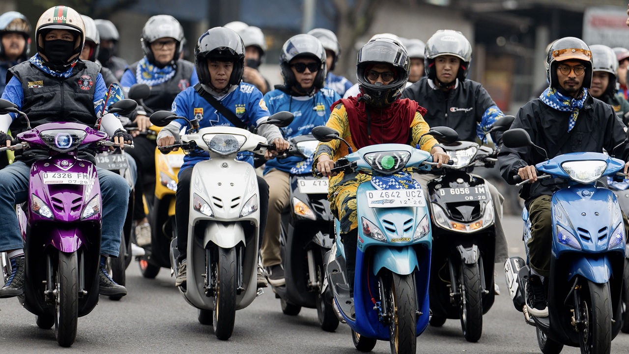 Ratusan Yamaha Mio Lintas Generasi Datang ke Mio Ride The Hype, Bukti Solidaritas Skutik Legendaris Indonesia