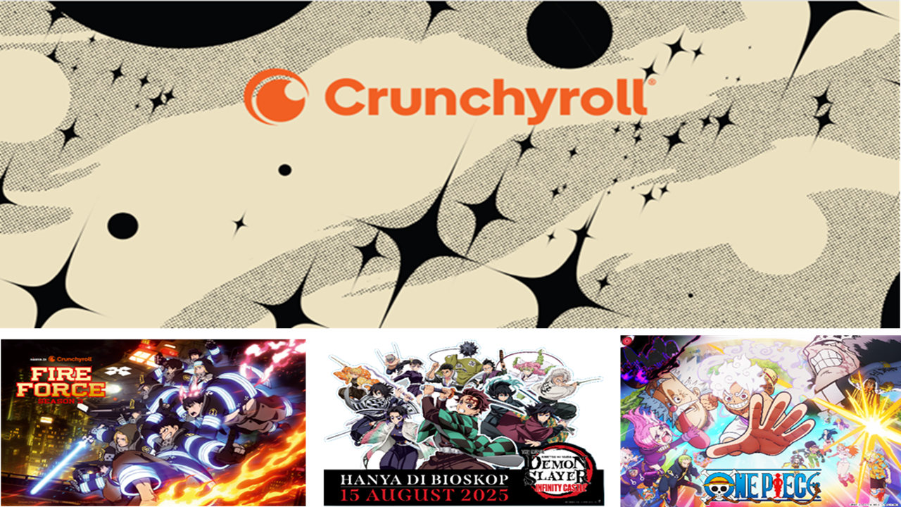 Crunchyroll di AFA INDONESIA: Main Game, Ada Barang Koleksi, Hingga Foto-foto Seru!