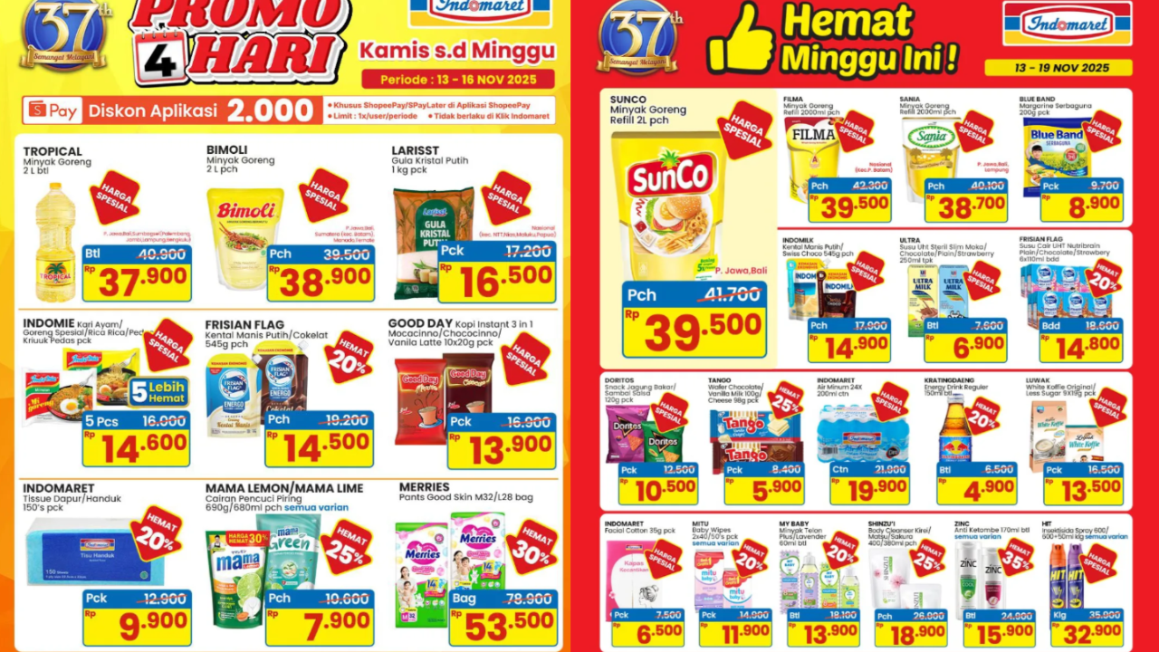 Promo Terbaru Indomaret Senin 17 November 2025: Mama Lemon Cuma Rp7.000an