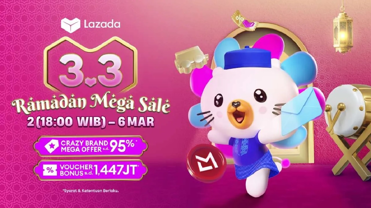 SIKAT Promo Lazada Edisi Tanggal Kembar 3.3: Ada Diskon hingga 95 Persen!