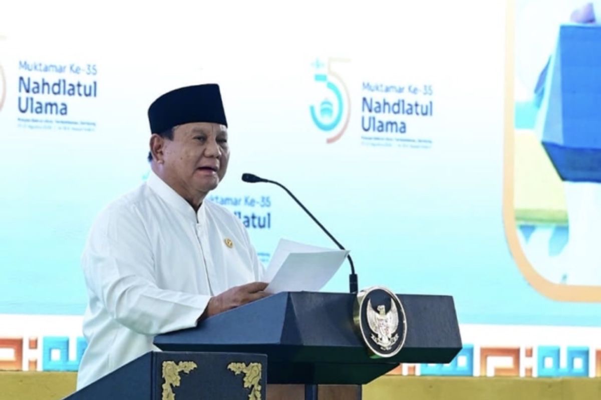 Prabowo Bicara Korupsi di Muktamar NU, Ratusan Triliun Diklaim Bisa Dihemat