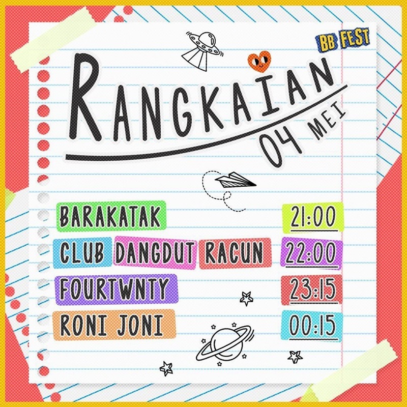 BBFEST Vol.1 Siap Bikin Kamu Bergoyang dengan Fourtwnty, Barakatak, dan Club Dangdut Racun!