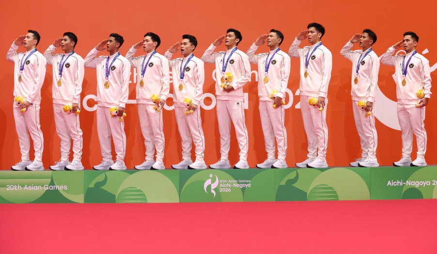 Indonesia Raih Emas Pertama Asian Games 2026, Usai Kalahkan China Dengan Skor 3-2 Tadi Malam