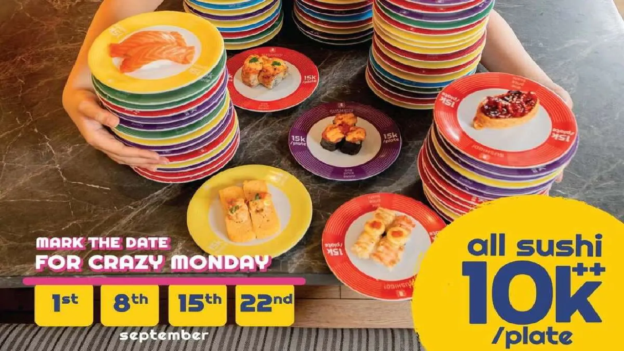 Serba Rp 10.000an! Sikat Sekarang Juga Promo Sushi Go September 2025