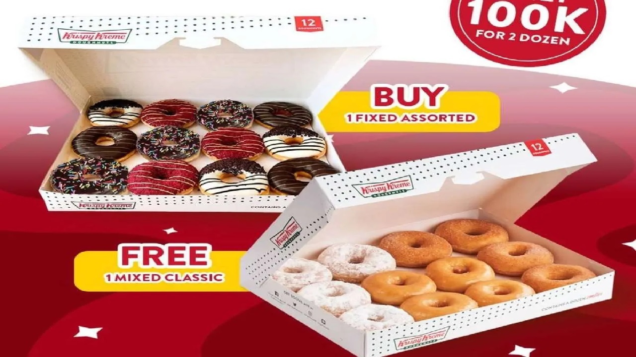 Rebut Sekarang! Ada Free Promo Krispy Kreme Buy 1 Get 1: Aktif Sampai 31 Januari 2026