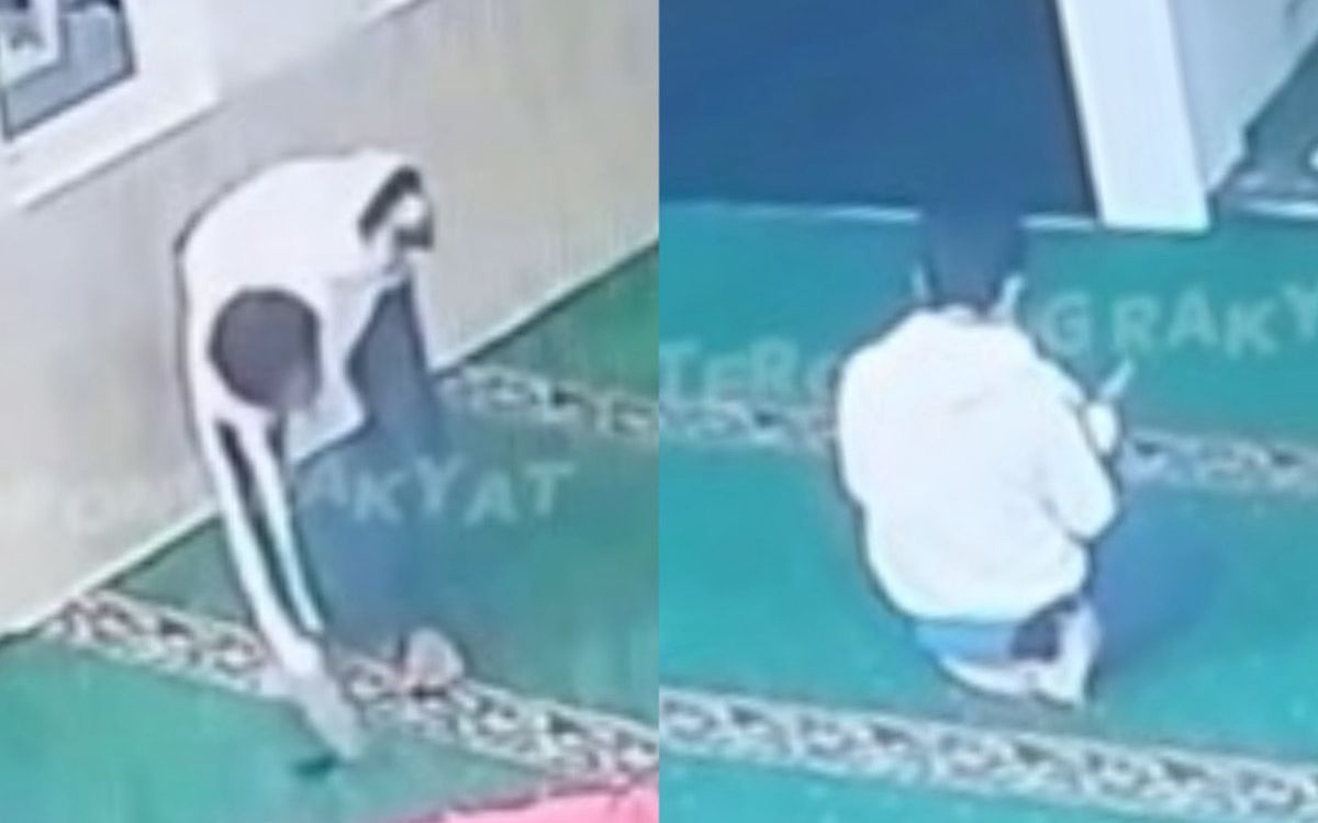 Aksi Konyol Pencuri HP Bikin Geram, Pura-pura Sholat Berujung Nyolong di Masjid