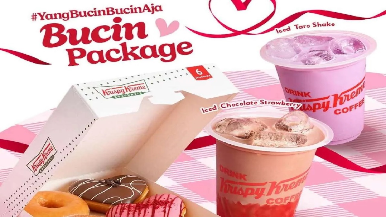 Promo Terbaru Krispy Kreme: Paket Bucin Valentine Hemat Cuma Rp100.000