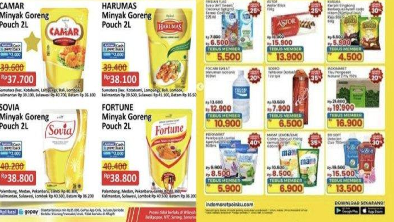 Katalog Promo Terbaru Alfamart dan Indomaret 7 Juli 2025: Minyak Goreng Super Murah!
